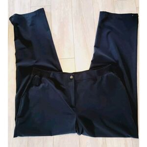 Zenergy by Chico's 2R Women's Black Pants (US L) Pockets Stretch Jogger Athletic